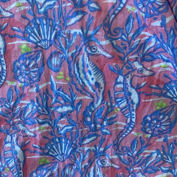 Breezy Seahorse Print Tunic Dress - Picture 8 of 8